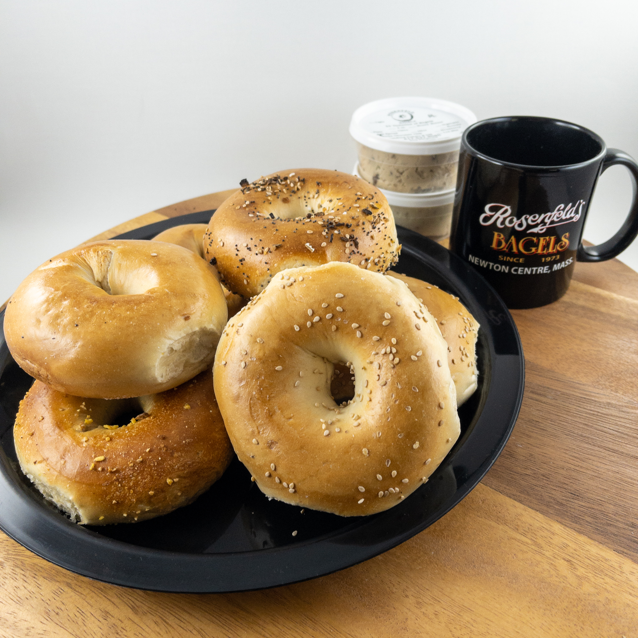 Order BYO (Build Your Own) Platter #1 food online from Rosenfeld Bagels store, Newton on bringmethat.com