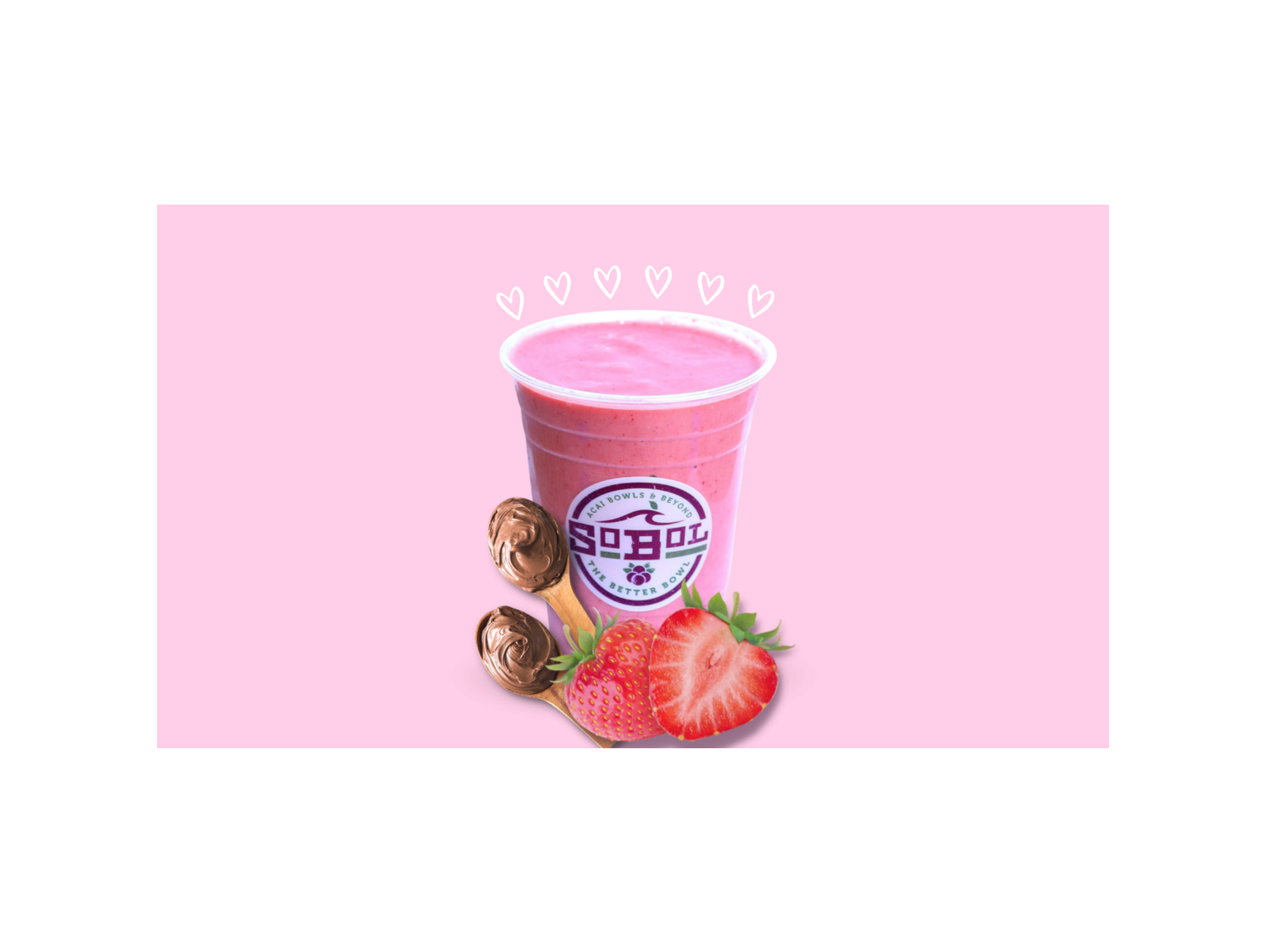 Order Valentine's Smoothie food online from SoBol store, Long Beach on bringmethat.com