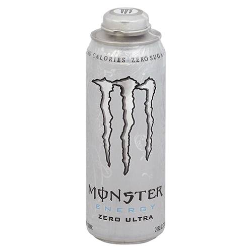 Order Monster Energy Zero Ultra - 24 oz Can/Single food online from Bottle Shop & Spirits store, Los Alamitos on bringmethat.com