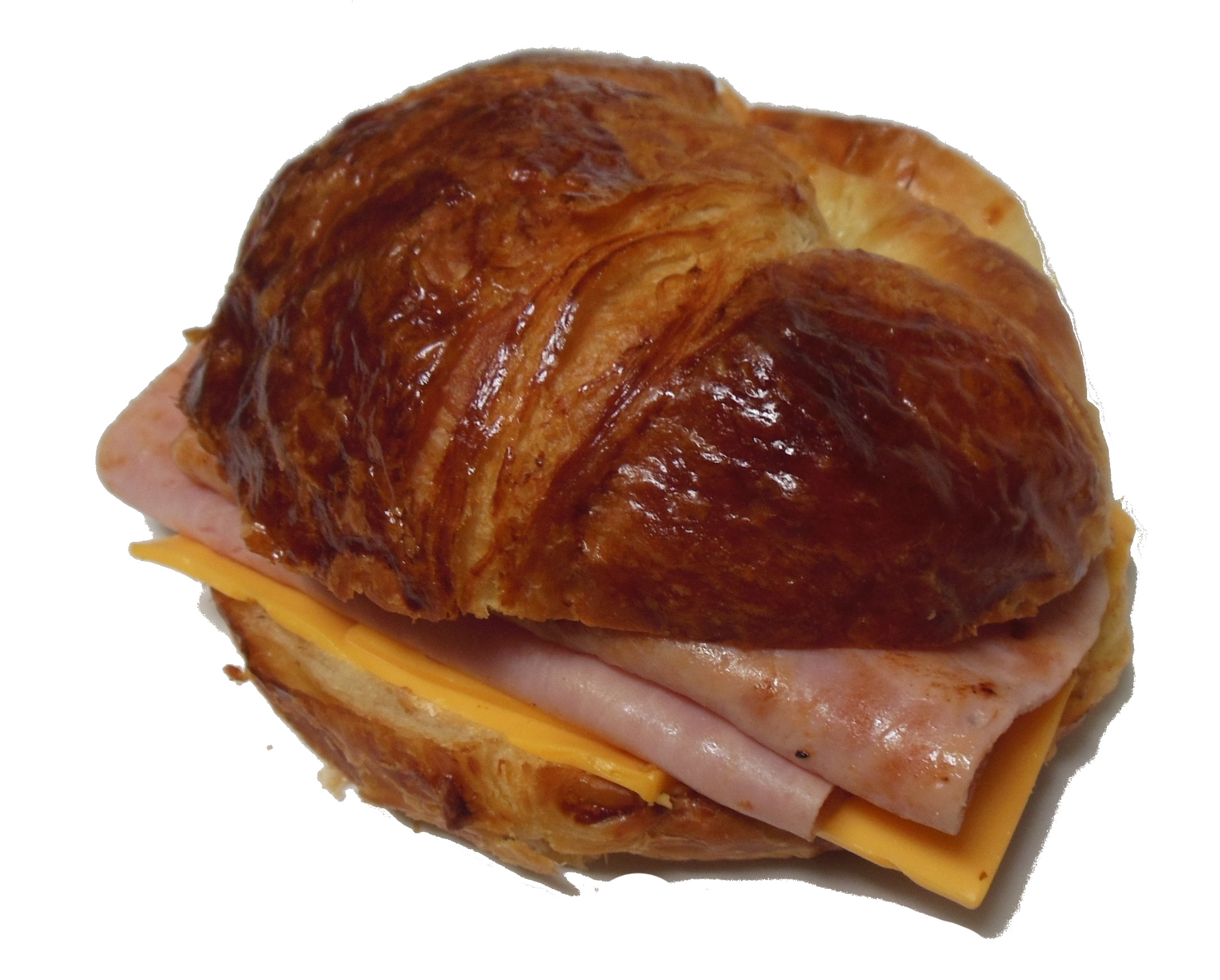Order Ham and Cheese Croissant Sandwich food online from Bay Area Bagels store, Burlingame on bringmethat.com