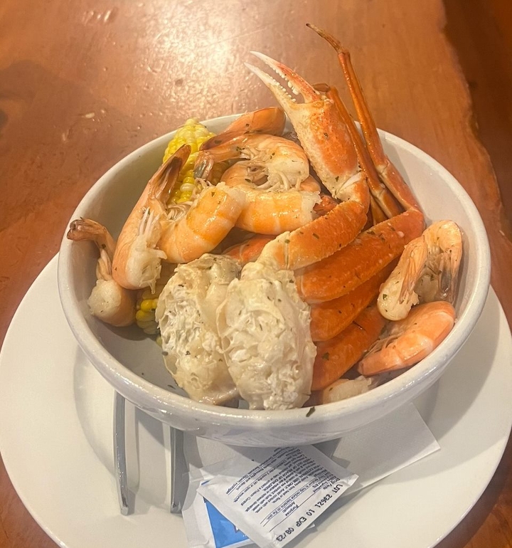 Order Snow Crab & Shrimp Bowl food online from Rockfish Seafood Grill store, Arlington on bringmethat.com