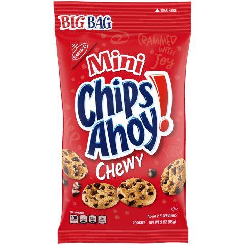 Order Nabisco Chips Ahoy Chewy Big Bag 3oz food online from 7-Eleven store, La Grange on bringmethat.com