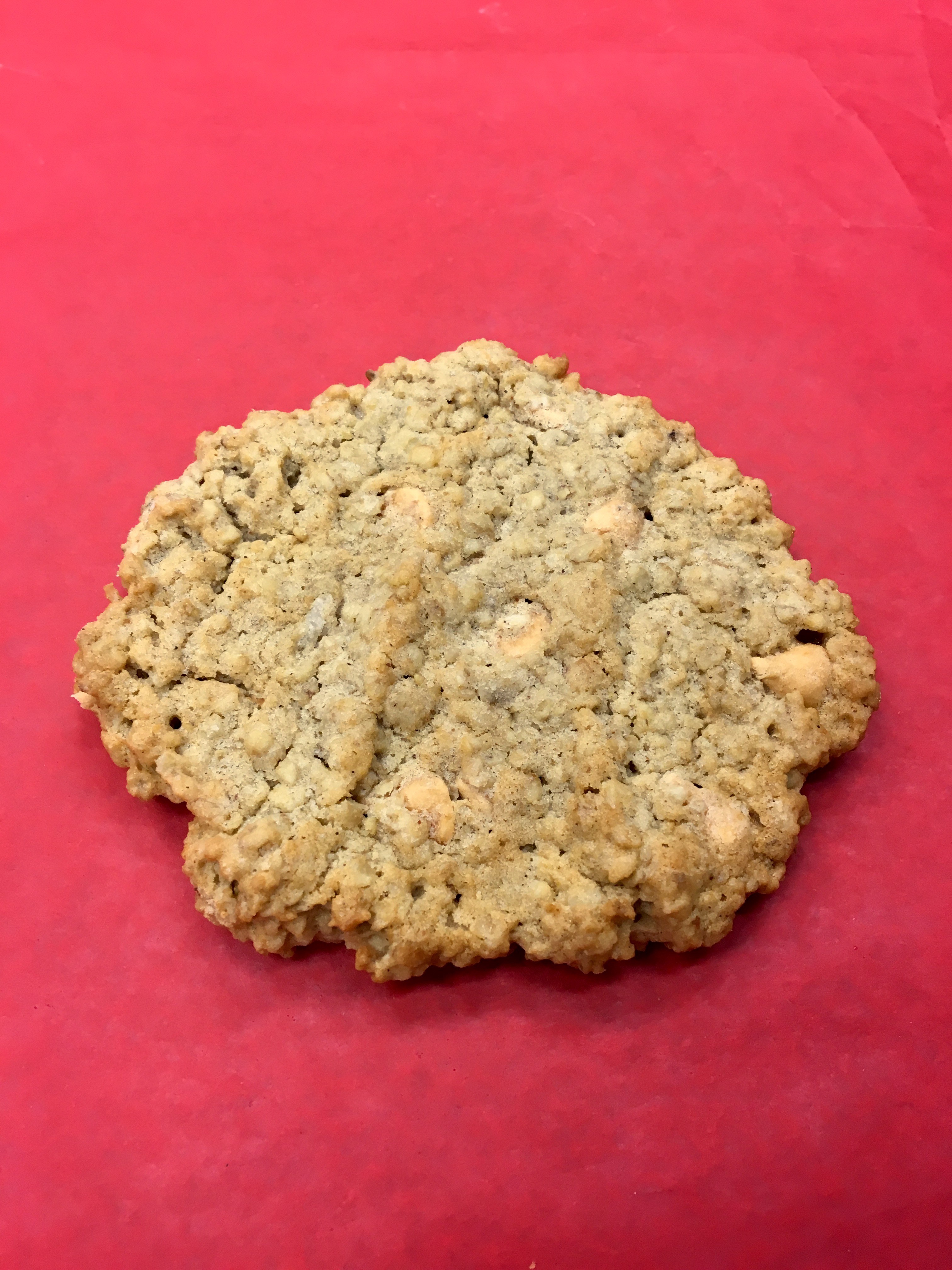 Order Oatmeal Butterscotch Cookie food online from The Cookie Company store, Omaha on bringmethat.com
