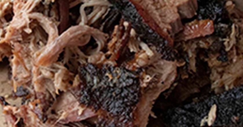 Order Chopped - Pork & Brisket lb food online from Bear Smokehouse store, New Haven on bringmethat.com