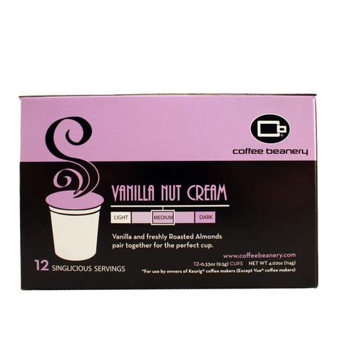 Order Vanilla Nut Cream Singlicious Servings food online from The Coffee Beanery store, Wyomissing on bringmethat.com