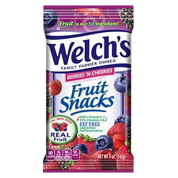 Order Welchs Fruit Snacks Berries N' Cherries 5oz food online from Sheetz store, Coraopolis on bringmethat.com
