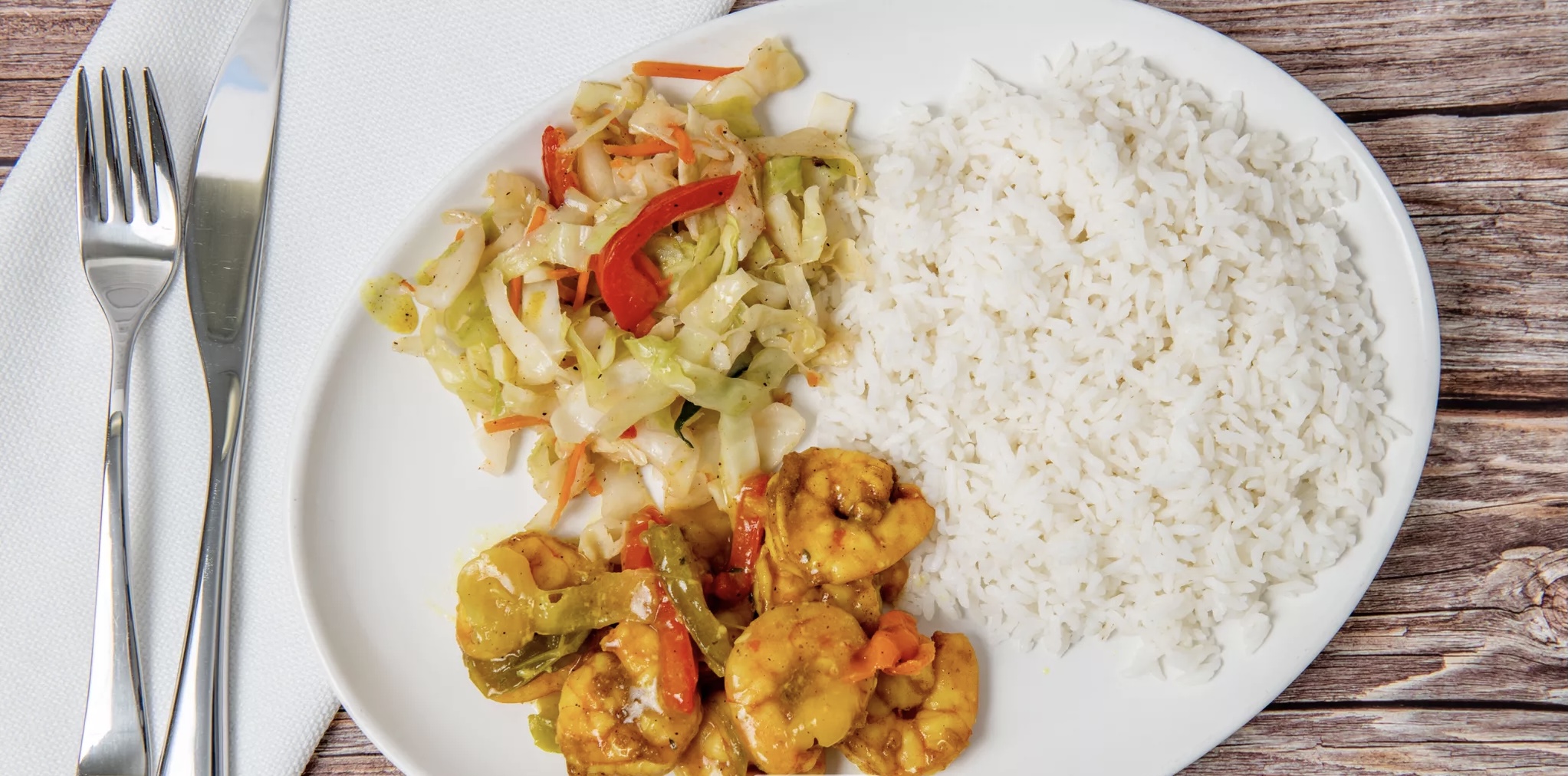 Order Curry Shrimp  food online from Cool Runnings Eatery store, White Plains on bringmethat.com