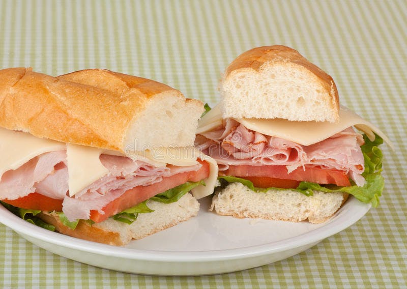 Order Ham & Cheese Sub - Sub food online from Georgios Oven Fresh Pizza Co. store, Cleveland on bringmethat.com