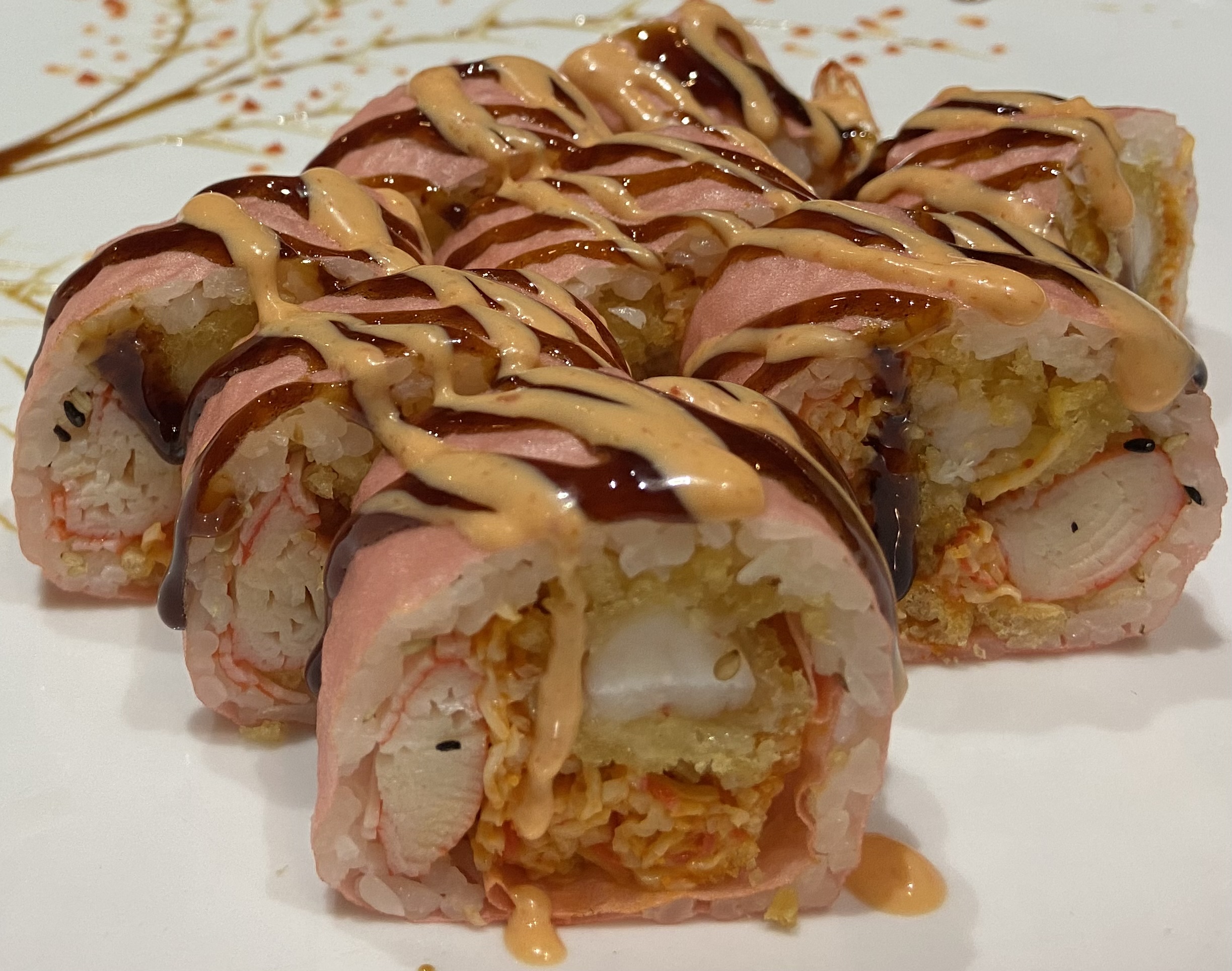 Order H16. Scorpion Roll food online from Soho Sushi store, Grand Rapids on bringmethat.com