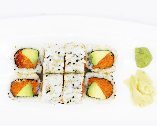 Order Spicy Tuna & Avocado Roll (8pc.) food online from Chin-Chin Cafe store, Ashburn on bringmethat.com