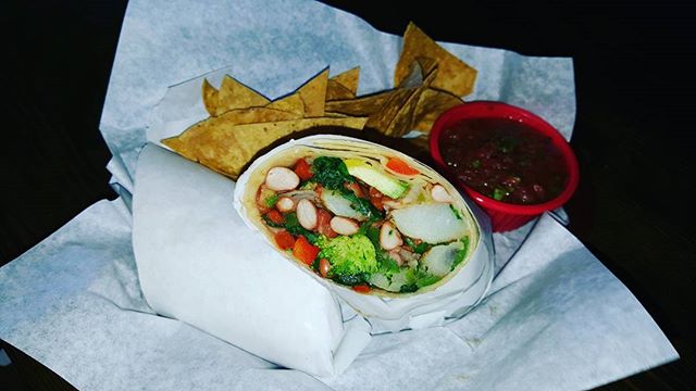 Order Diego's Spicy Vegan Burrito food online from Tonys Sports Bar store, Oceanside on bringmethat.com