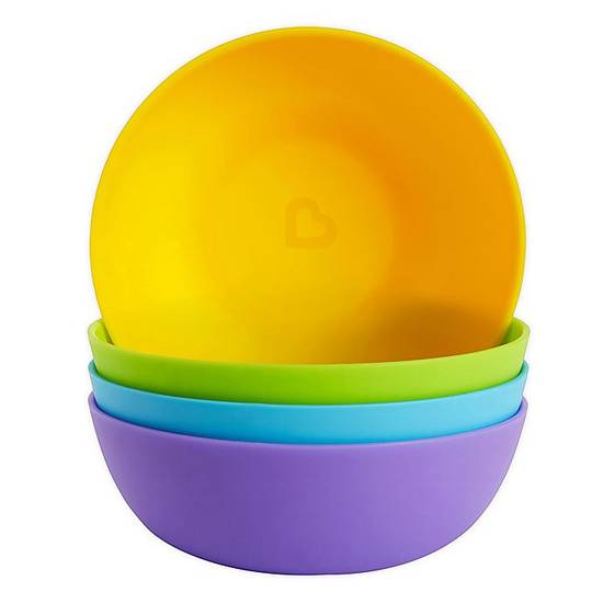 Order Munchkin® 4-Pack Multicolored Bowls food online from Bed Bath & Beyond store, Lancaster on bringmethat.com