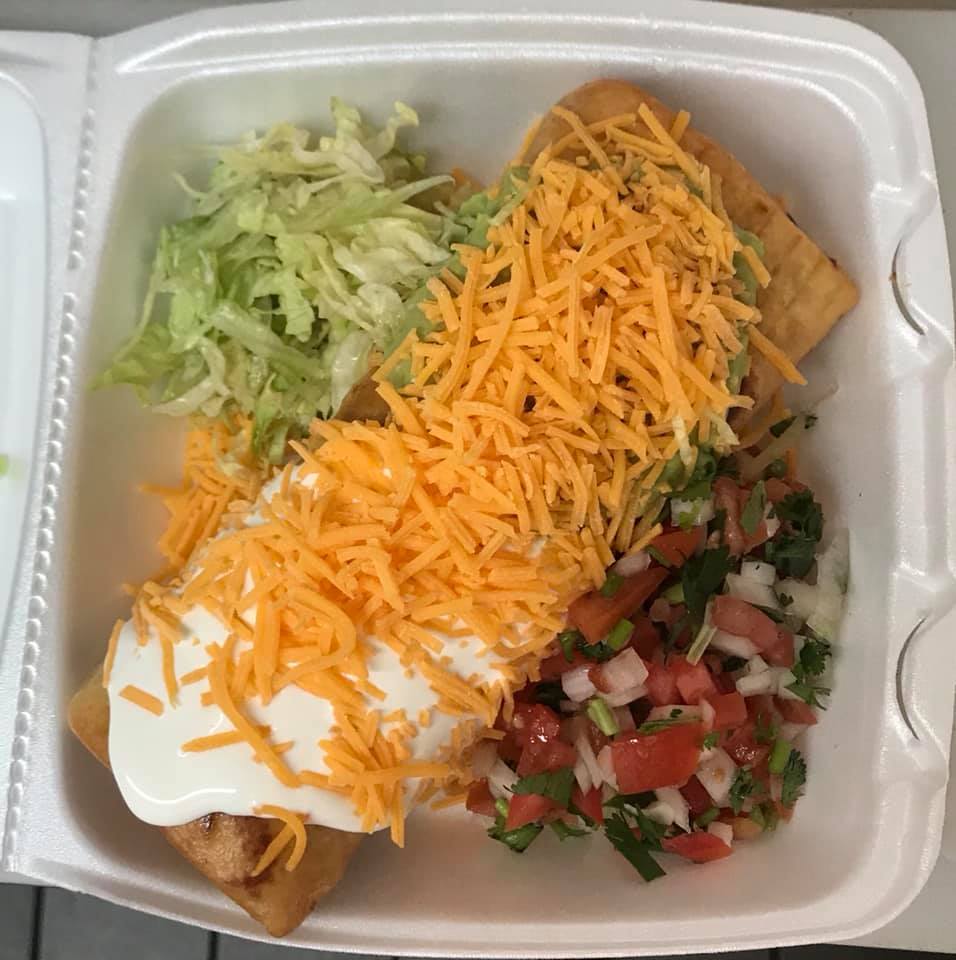 Order Chimichanga food online from Los Juanitos Mexican Food store, Fort Worth on bringmethat.com