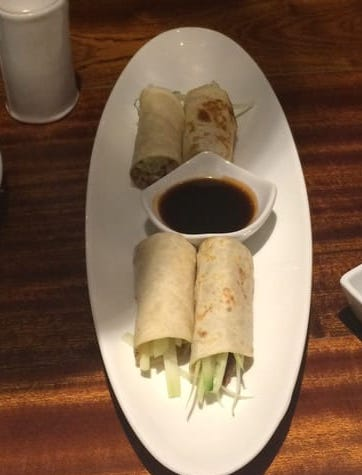 Order Roast Duck Wrap food online from Kumo Sushi and Lounge store, New City on bringmethat.com