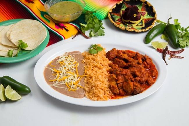 Order Chile Plate food online from Tacos N More store, Maricopa on bringmethat.com
