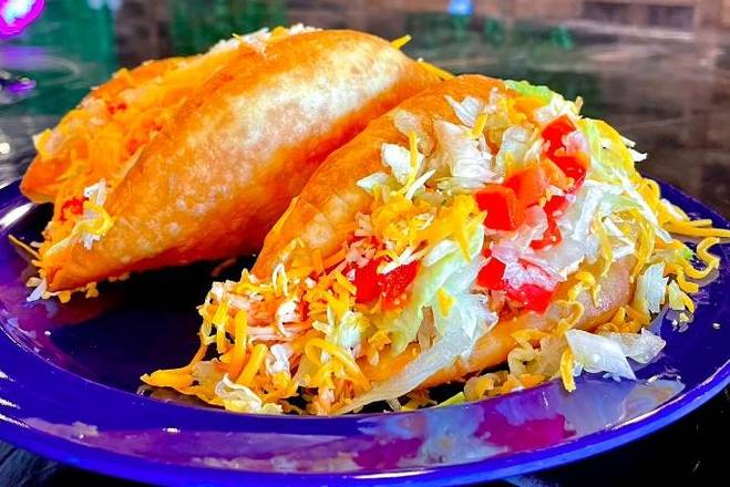 Order Puffy Tacos food online from Los Pinchis Tacos Mexican Cuisine store, Killeen on bringmethat.com