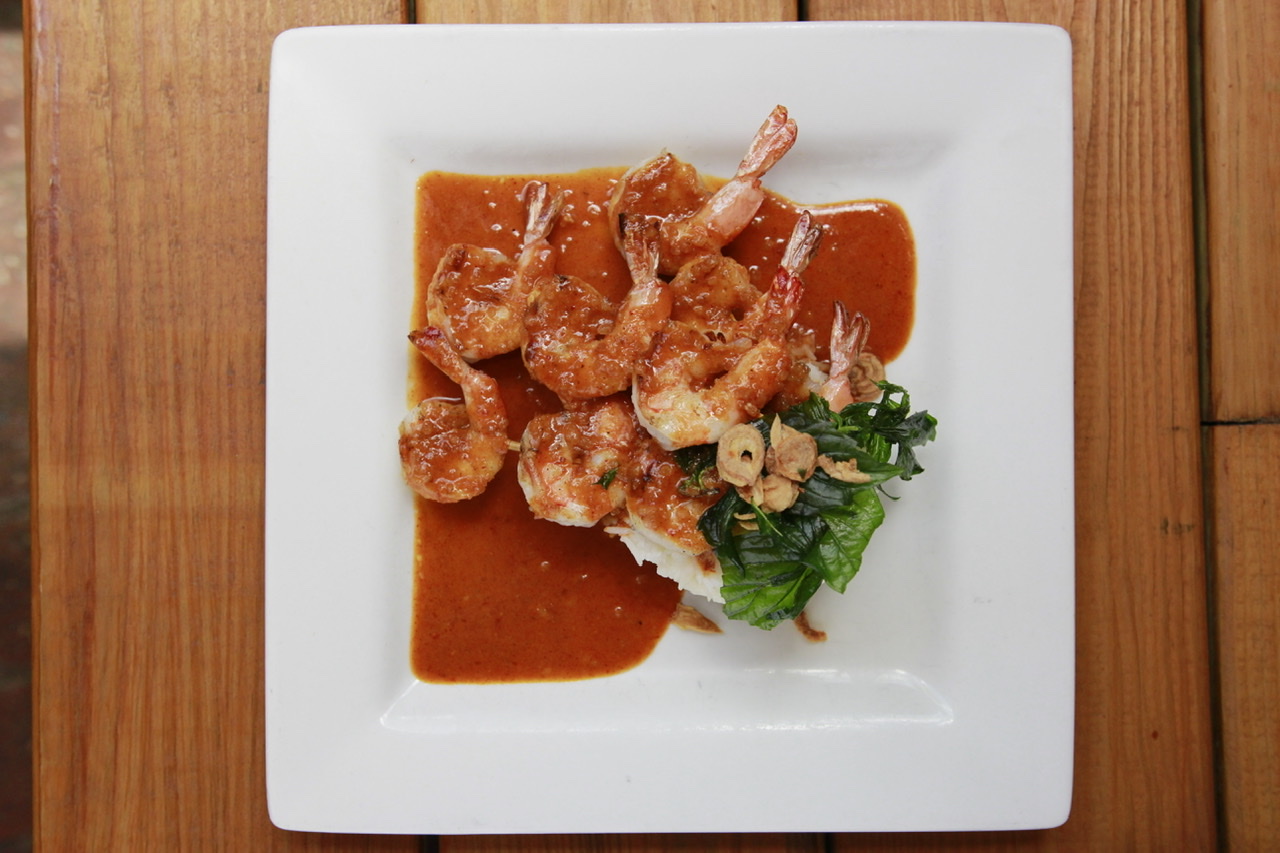 Order Panang Grilled Shrimp Dinner food online from Urban Thai Restaurant store, Arlington on bringmethat.com