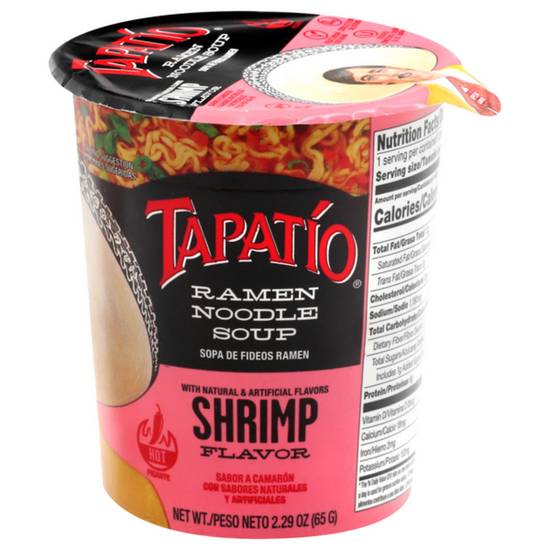 Order Tapatio Ramen Noodle Soup - Shrimp food online from IV Deli Mart store, Goleta on bringmethat.com