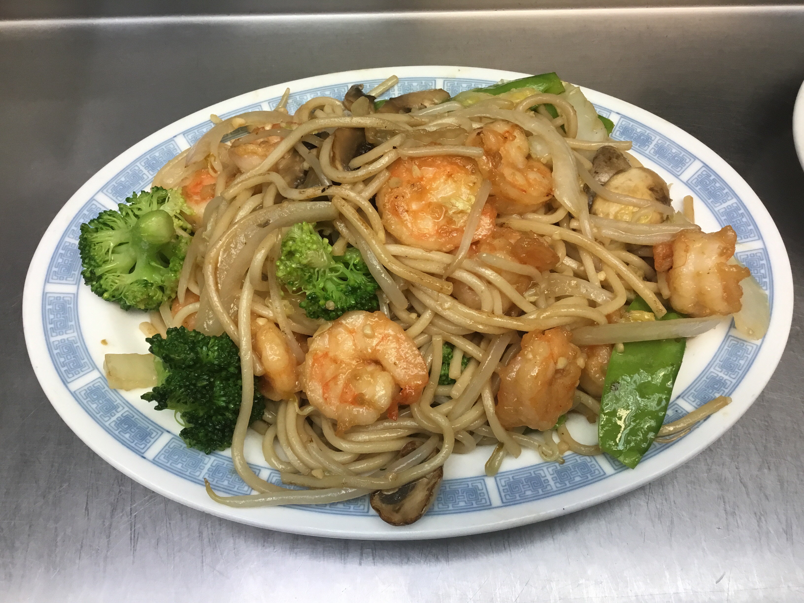 Order Shrimp Lo Mein Noodle food online from China Place Restaurant store, Peoria on bringmethat.com
