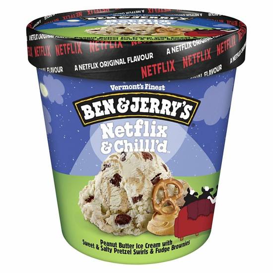 Order Ben & Jerry's Ice Cream - Netflix & Chilll'd food online from IV Deli Mart store, Goleta on bringmethat.com