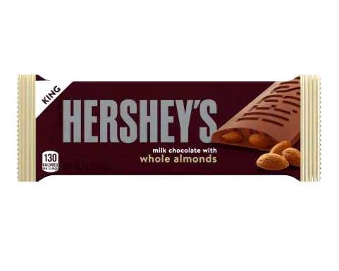 Order Hershey's Milk Chocolate Whole Almonds food online from Smoke&More Market store, Nashville on bringmethat.com