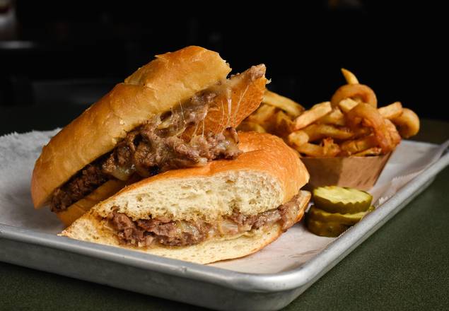 Order Philly Cheese Steak food online from Bench Warmers Sports Grill store, Stockbridge on bringmethat.com
