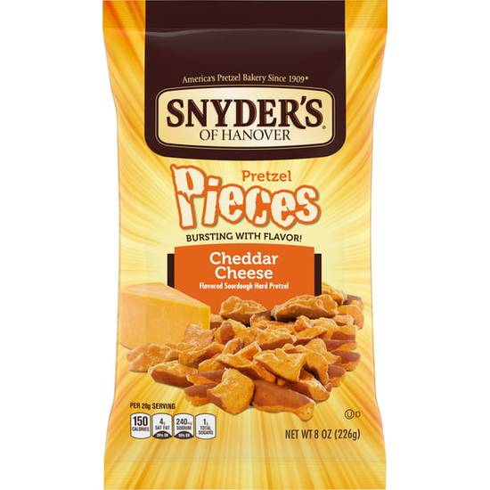 Order Snyder's Of Hanover Pretzel Pieces Cheddar Cheese food online from Exxon Food Mart store, Port Huron on bringmethat.com