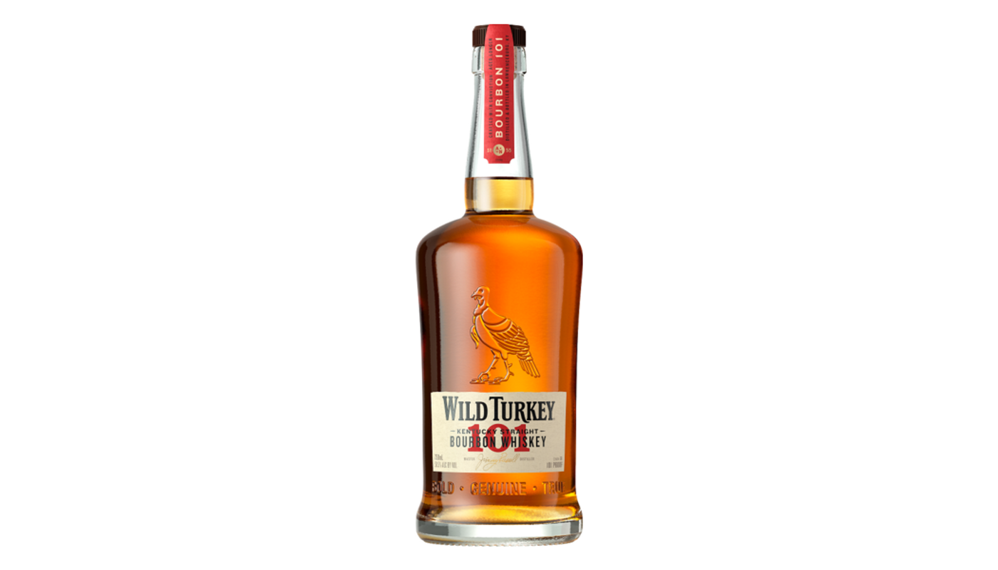 Order Wild Turkey 101 Kentucky Straight Bourbon Whiskey 750mL food online from Golden Rule Liquor store, West Hollywood on bringmethat.com