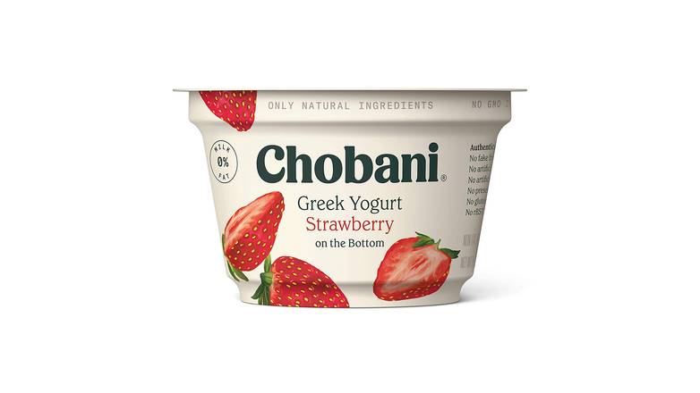 Order Chobani Greek Yogurt Strawberry Flavor food online from Route 7 Food Mart store, Norwalk on bringmethat.com