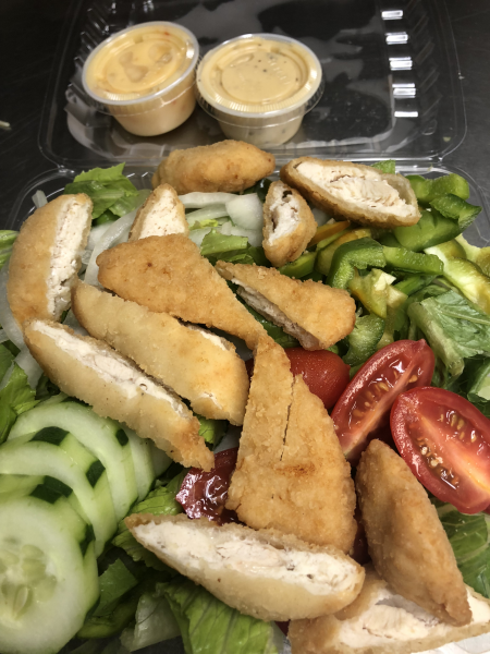 Order Chicken Finger Salad food online from Noho Pizza store, Albany on bringmethat.com