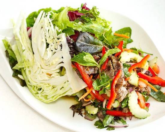 Order Grilled Steak Salad food online from Thai House Express store, San Francisco on bringmethat.com
