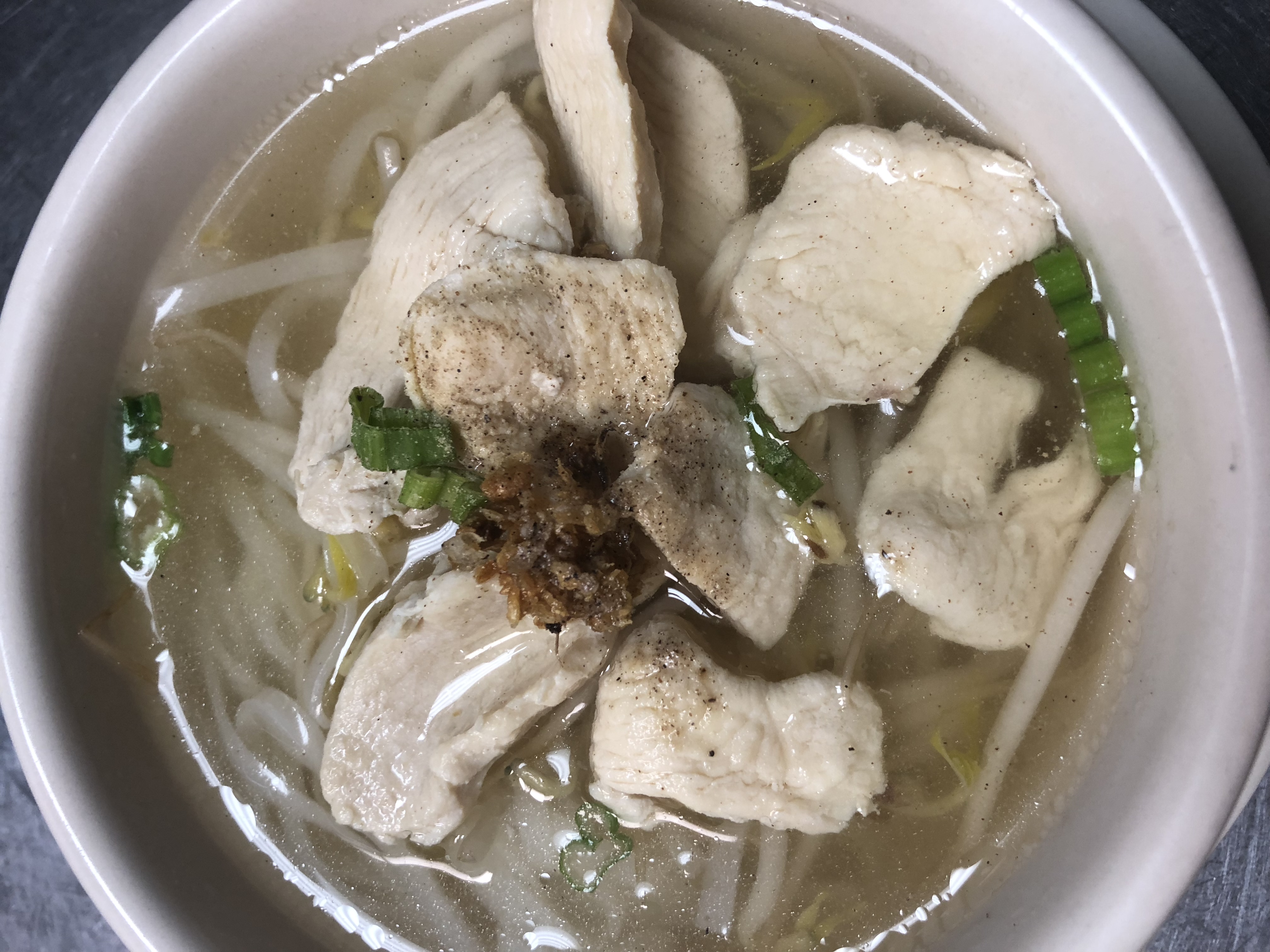 Order 12. Kouy Tiew Nam Soup food online from Thai Jasmine To Go store, Point Pleasant Beach on bringmethat.com