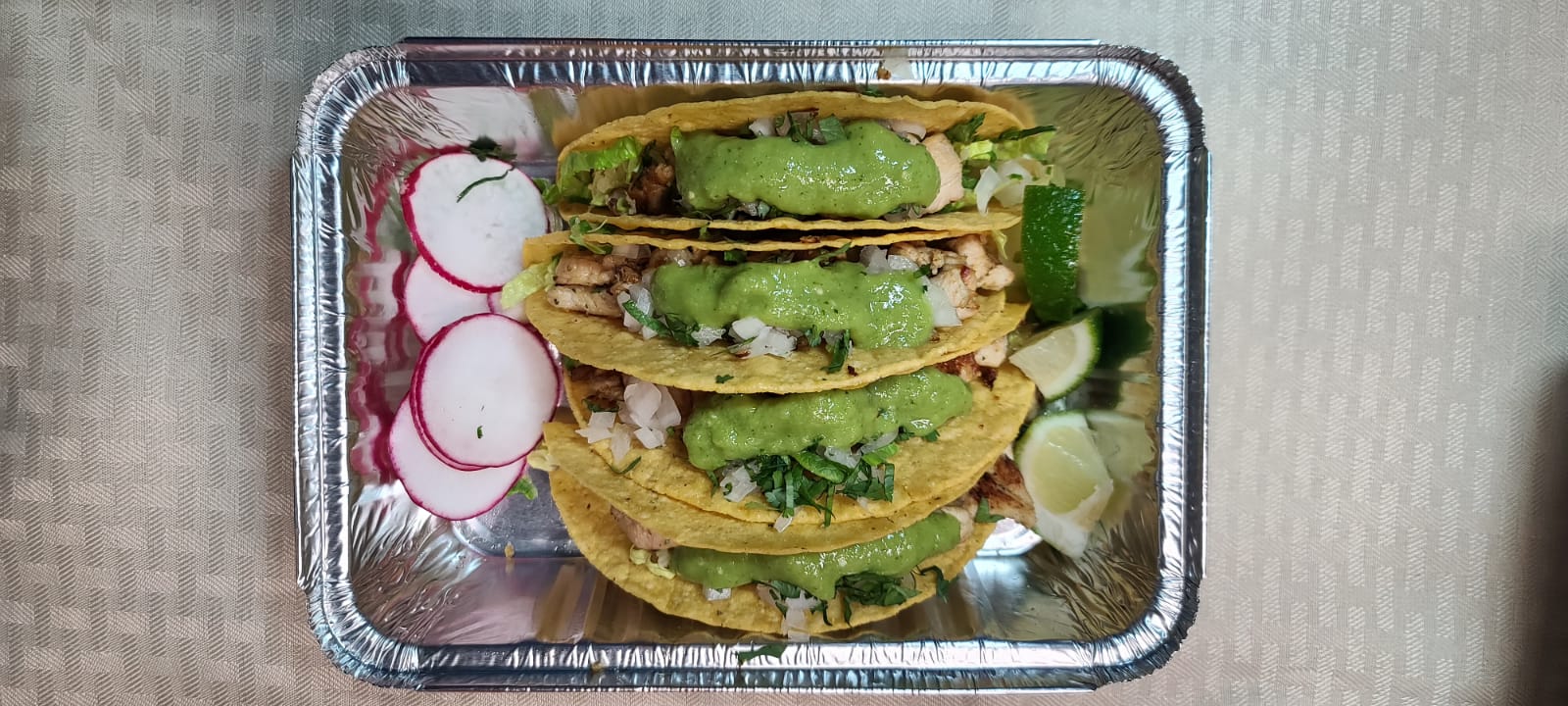 Order Crunchy tacos  grilled chicken  (4) food online from Marce Taqueria Express store, Bronx on bringmethat.com