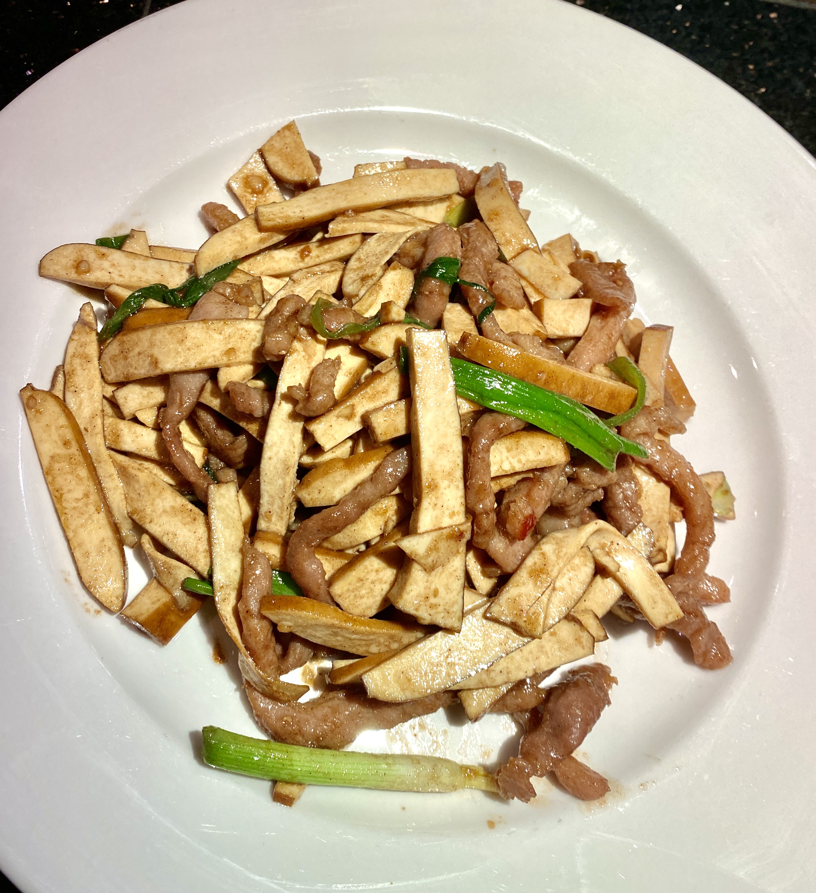 Order Shredded Pork with 5 Spice Tofu 香干肉絲 food online from 101 Asian Fusion store, Denver on bringmethat.com