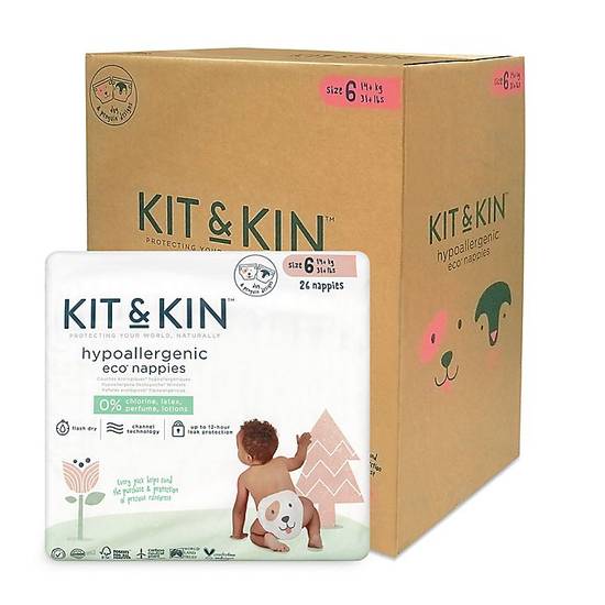 Order Kit & Kin™ Hypoallergenic Size 6 104-Count Disposable Diapers food online from Buybuy Baby store, West Hartford on bringmethat.com