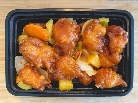 Order Sweet & Sour Shrimp food online from Little Chef Chinese Takeout @Aztec Food Hub store, San Diego on bringmethat.com