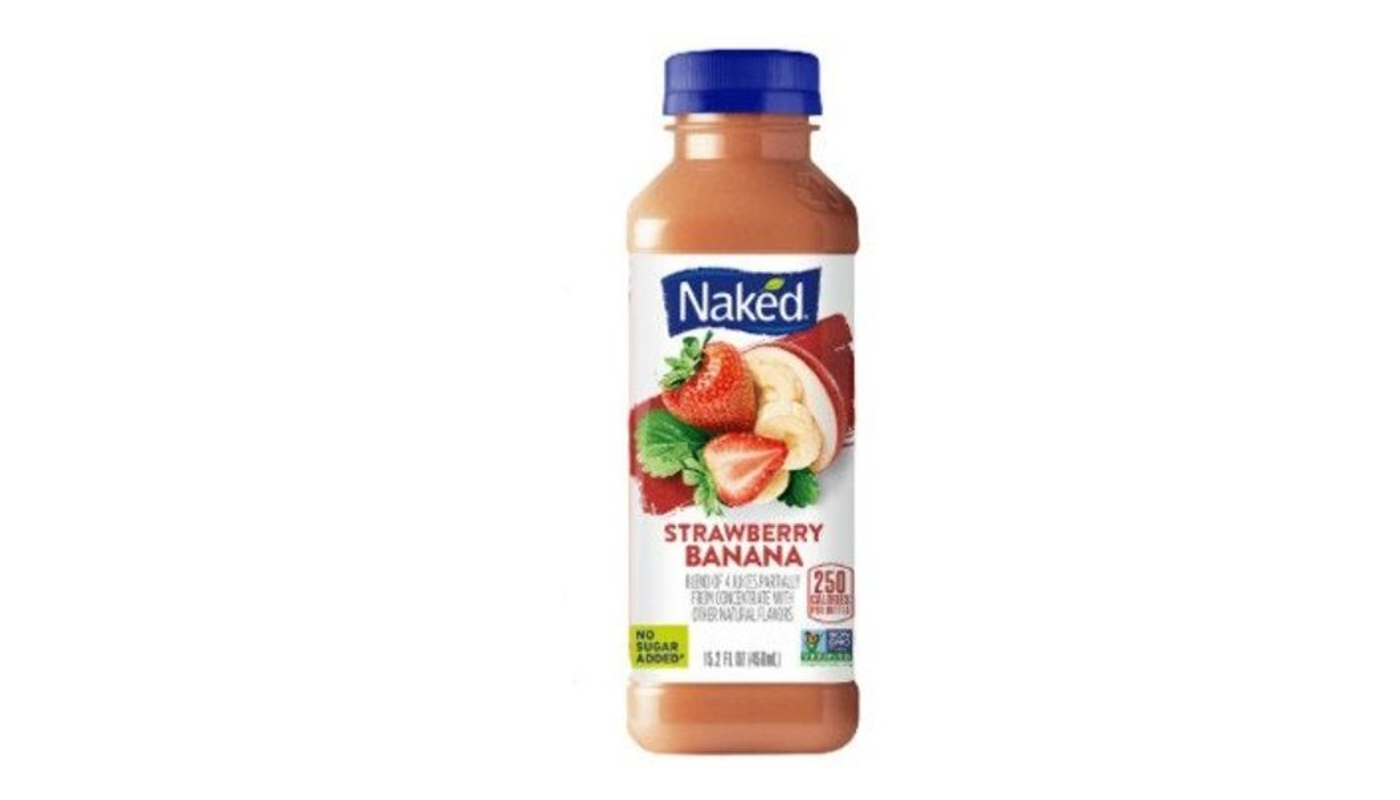Order Naked Strawberry Banana 15.2oz Bottle food online from Circus Liquor store, Los Angeles on bringmethat.com