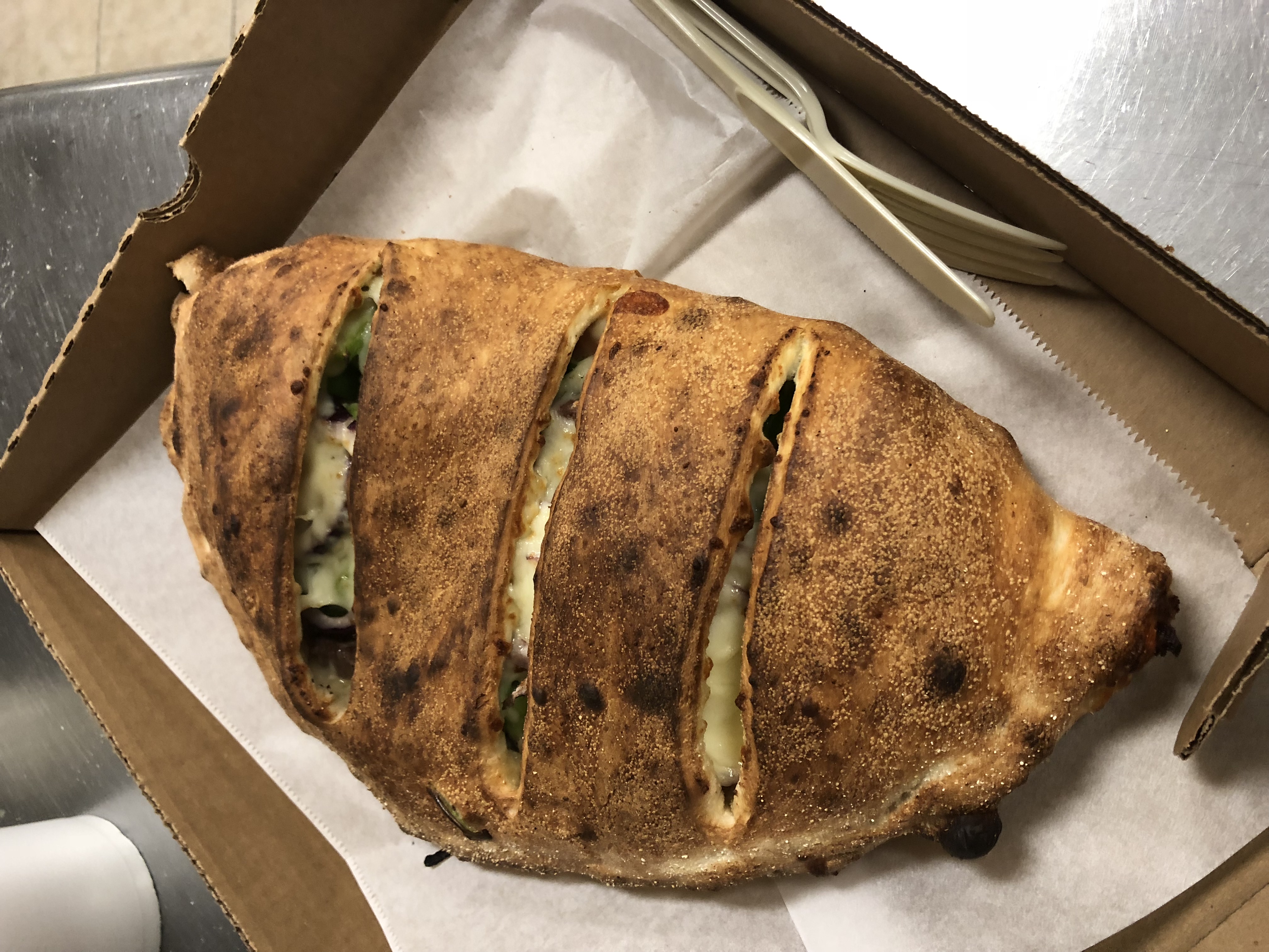 Order 12" Calzone food online from Pasquale's Pizzeria store, Wilmerding on bringmethat.com