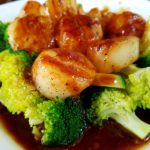 Order Scallops with Sha Cha Sauce food online from Rice Restaurant store, Wilmington on bringmethat.com