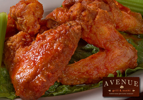 Order Chicken Wings food online from Avenue Grill & Sushi store, Elizabeth on bringmethat.com