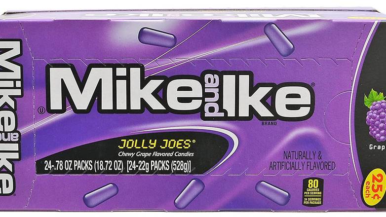 Order Mike And Ike Jolly Joes- Pack Of 24 food online from Red Roof Market store, Lafollette on bringmethat.com