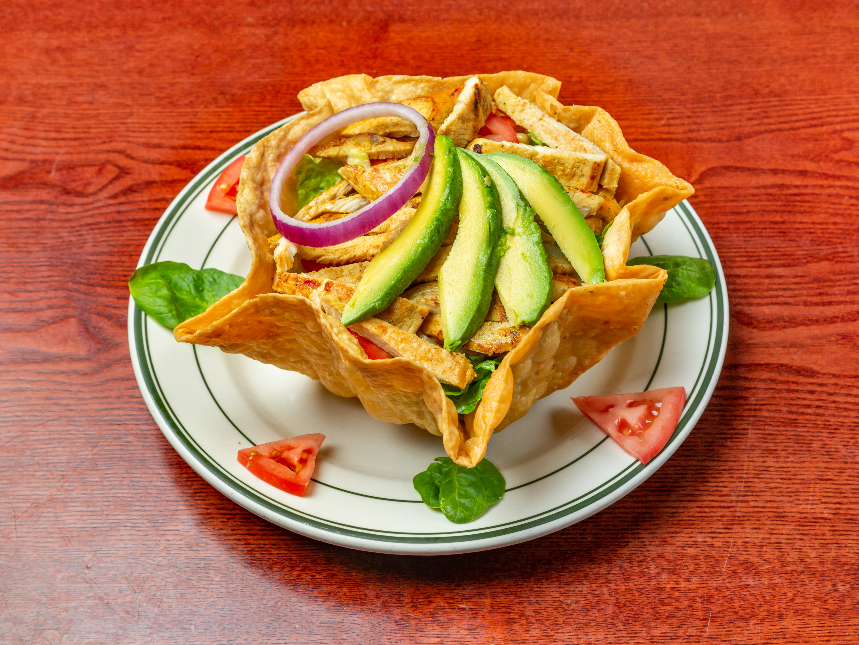 Order Taco Salad food online from Picante Picante store, Bronx on bringmethat.com