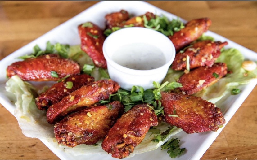 Order Spicy Garlic Wings 10pcs food online from Facing East Noodle & Bar store, San Diego on bringmethat.com