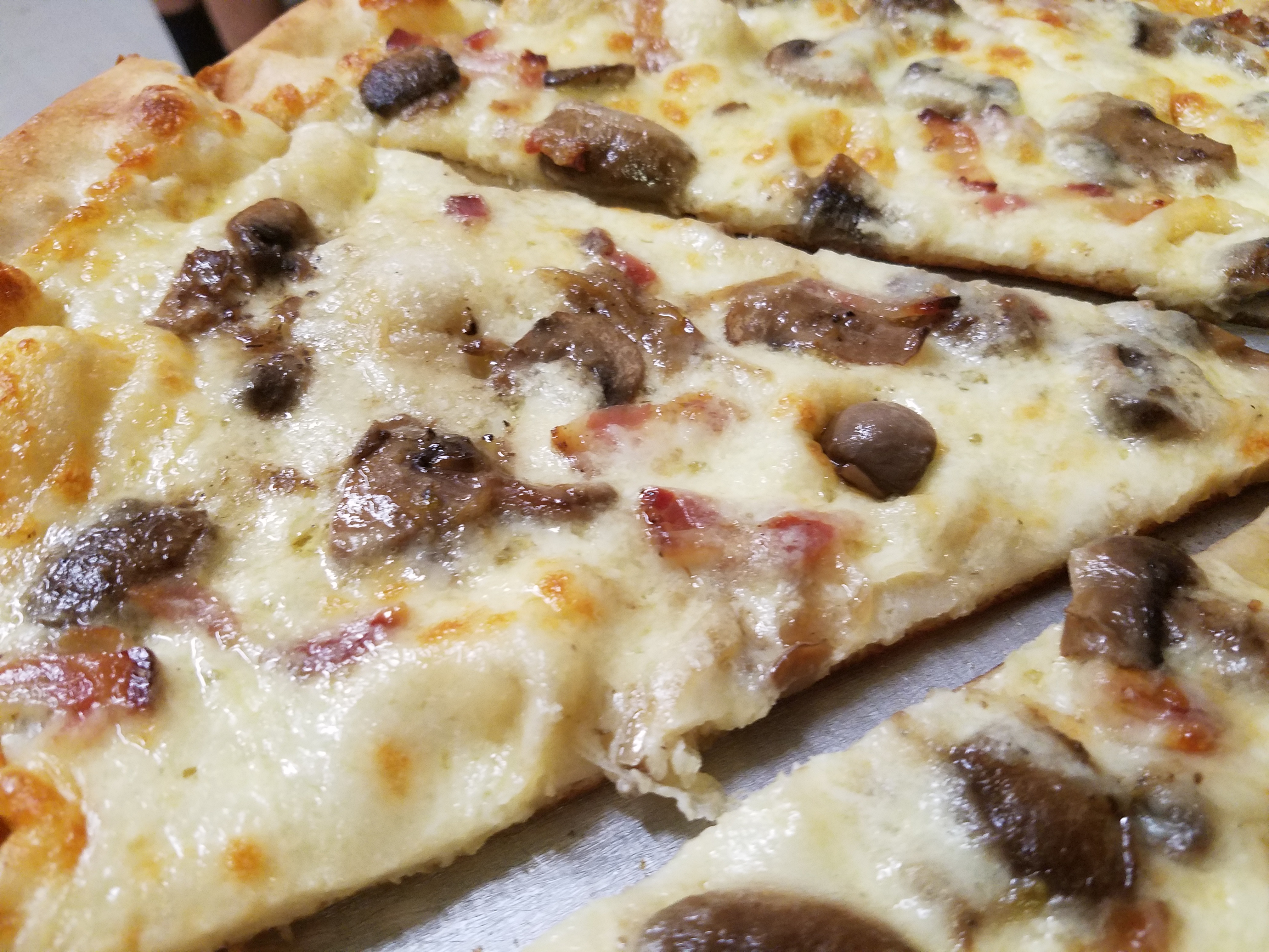 Order Mushroom and Brie Pizza food online from Vespa's Pizza store, Essex on bringmethat.com