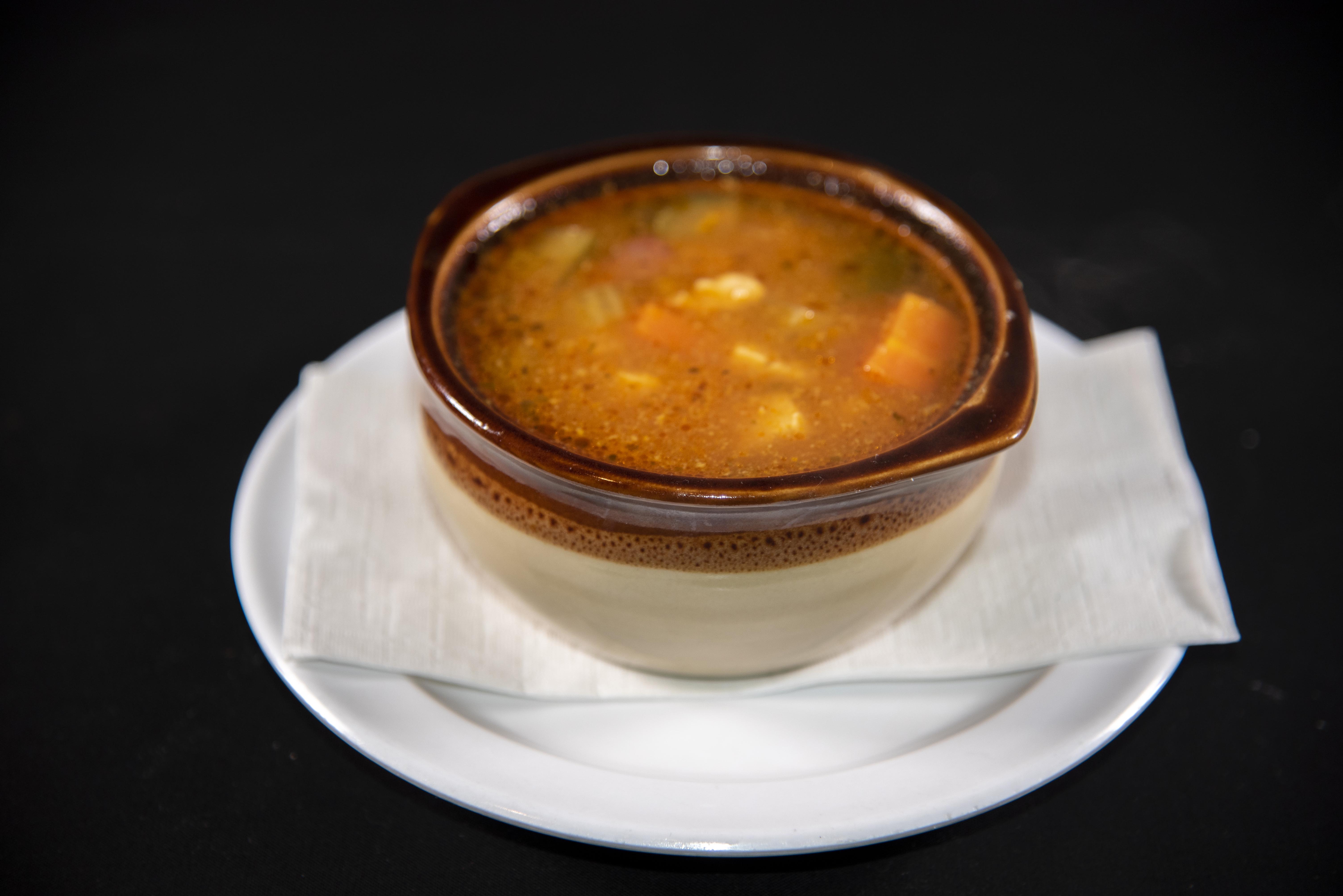 Order Soup of the Day  food online from Mozzarella Di Bufala Pizzeria store, San Francisco on bringmethat.com