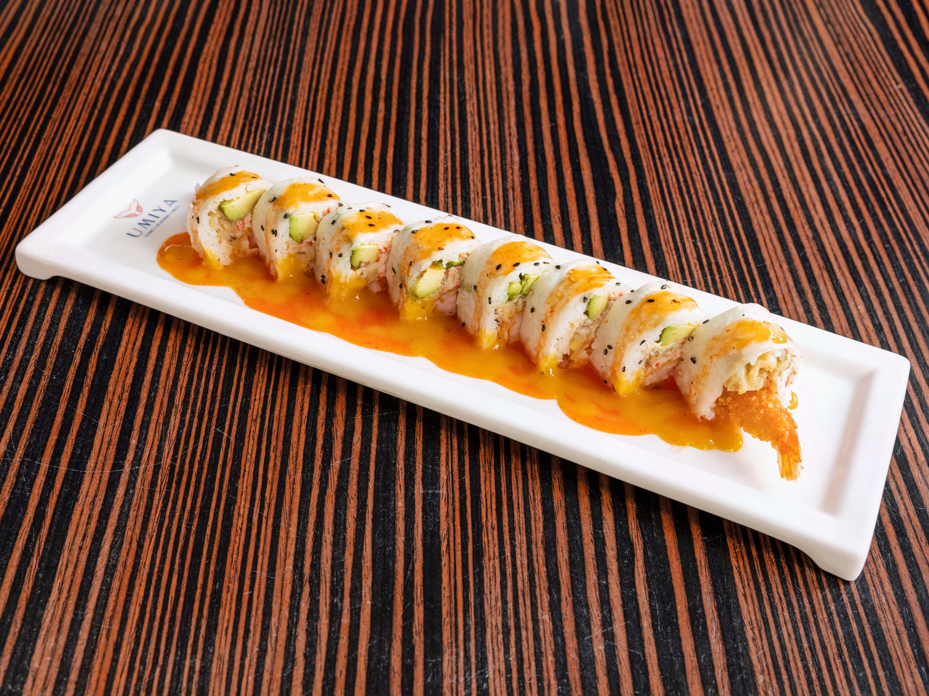 Order Paradise Special Roll food online from Umiya Sushi store, Corpus Christi on bringmethat.com