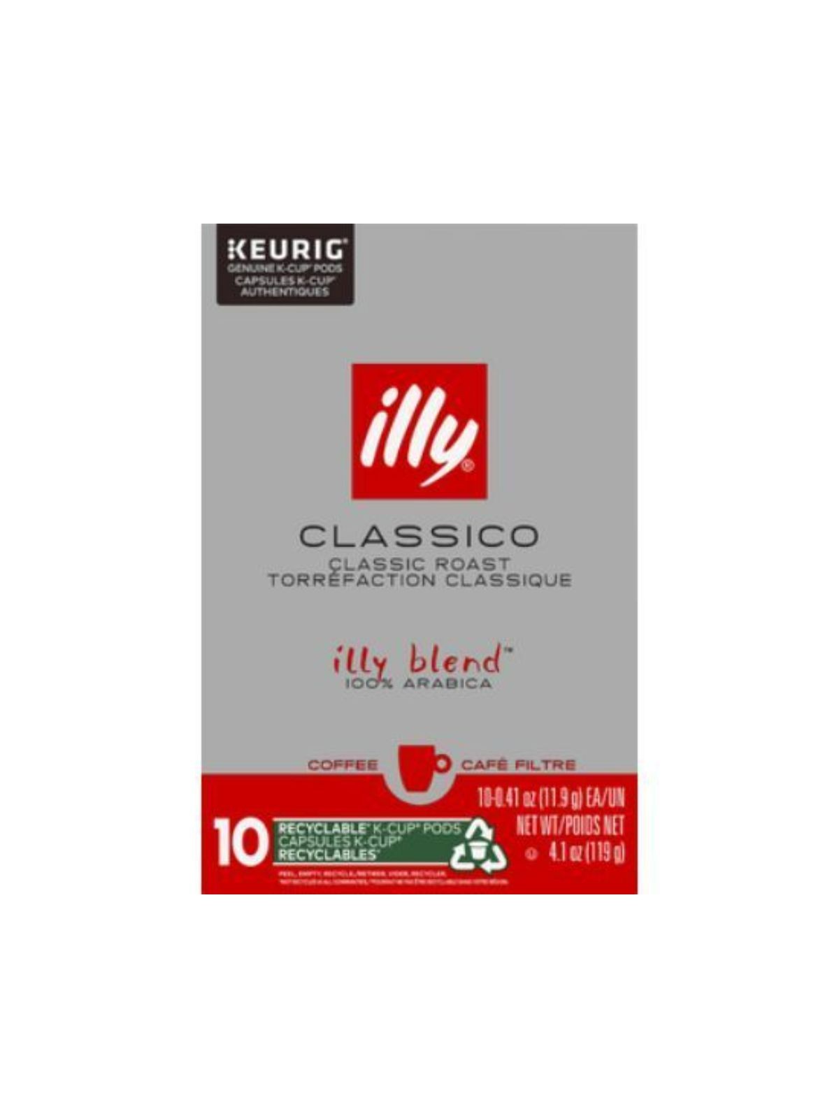 Order Illycaffe Kcup Coffee Pods Medium Roast (10 count) food online from Stock-Up Mart store, Minneapolis on bringmethat.com