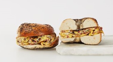 Order Pastrami Omelette on a Bagel food online from Murray's Bagels store, New York on bringmethat.com