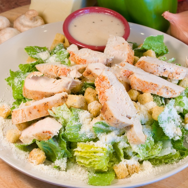 Order Grilled Chicken Caesar Salad food online from Ameci Pizza & Pasta store, Los Angeles on bringmethat.com