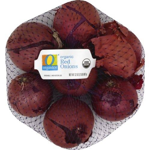 Order O Organics · Organic Red Onions (32 oz) food online from Jewel-Osco store, Antioch on bringmethat.com